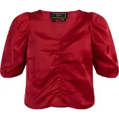 Faina Chemisier rouge rubis