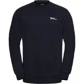 Jack Wolfskin Sweat-shirt 'Essential' bleu foncé / blanc