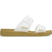 Crocs Brooklyn Buckle Low Sandals Blanc EU 37-38 Femme