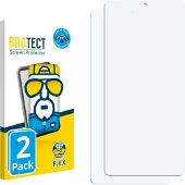 BROTECT Film de protection plein écran Film de protection d'écran clair transparent (2 pcs, Realme 5 Pro)