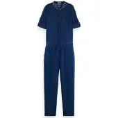 Scotch & Soda Indigo Tencel Long Sleeve Jumpsuit Bleu 36 Femme