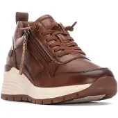 Refresh pour femme. 17293802-CAMEL Baskets 172938 marron (39), 1 à 3 cm, Lacets, Fermeture éclair, Casuel