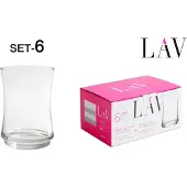 LAV Ensemble De 6 Verres Lune 225ml