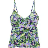 s.Oliver Haut de tankini bleu marine / bleu-gris / menthe / vert clair