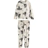 Next Pyjama beige / noir