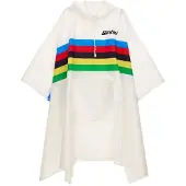 Santini Uci Waterproof Poncho Blanc Homme