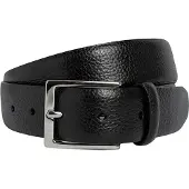 Hackett 32mm Pebble Leather Belt Noir 38 Homme