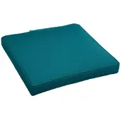 Hespéride Coussin d’Assise Korai 40 x 40 cm - Bleu Paon