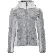 Mountain Peak Polaire à capuche zippé bi-matière femme