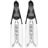Cressi Gara Turbo Flex Freediving Fins Blanc EU 44-45