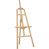 vidaXL Chevalet 53,5x95x127 cm bois de pin massif
