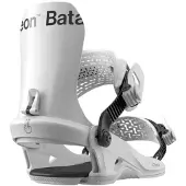 Bataleon Chaos Heelwarp Snowboard Bindings Argenté M-L