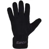 Santini Pile Gloves Noir XL