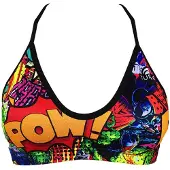Turbo Top Mare Super Comic Bikini Top Multicolore XL Femme