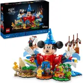 LEGO Ideas Disney Magie, modèle à collectionner, à construire et à exposer, avec Mickey Mouse, Simba, Geppetto et d'autres personnages comme minifigures, cadeau pour adultes 21352