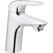 GROHE Eurostyle Mitigeur monocommandé pour lavabo, S-Size, saillie 110mm, sans vidage, manette fermée, 23715003