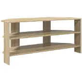 vidaXL Armoire TV d'angle Chêne Sonoma 102x40,5x45cm Matériau dérivé du bois
