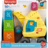 Top 1 Toys HWY66 - Fisher-Price - Jouets éducatifs son et lumière, Ma grue à compter et à empiler
