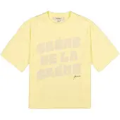 Garcia T-Shirt jaune / violet foncé / noir