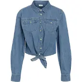Noisy May Chemisier 'NMHelsa' bleu denim