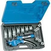 Gedore Jeu de cintrage de tubes à main, hydraulique, 8 pièces 245610