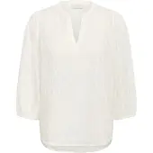 Kaffe Chemisier blanc / blanc naturel