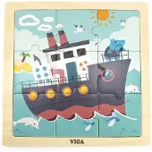 Viga Toys Viga 44630 Puzzle avec 9 éléments - statek (9 pièces)