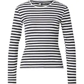 Pieces T-shirt 'PCRUKA' noir / blanc