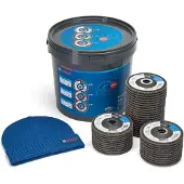Bosch Accesorios Disque à Lamelles Abrasif X551 125 Mm 40 Pièces