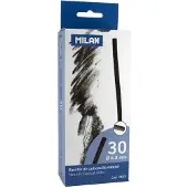 Milan Boîte De 30 Bâtonnets De Charbon Naturel (cylindrique Ø 6-8 Mm)