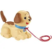 Fisher-Price Petit Snoopy, jouet chien à tirer bébé pour encourager l'enfant à marcher, 12 mois et plus, H9447