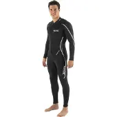 Seac Sub M.lungo Invidia 3 Mm Freediving Wetsuit Noir S Homme
