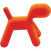 Magis Puppy Dog Ottoman Large | Orange 1001 C (ok outdoor)