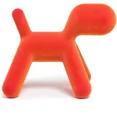 Magis Puppy Dog Ottoman Small | 02 Orange Iridescent (indoor)