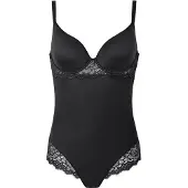 Simone Pérèle Femmes, Body, Simone PÃrèle Caresse 3D Spacer Body 12A541 Zwart 75B, Noir, (75 B)