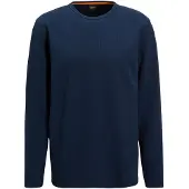 BOSS Tempesto Long Sleeve T-shirt Bleu S Homme