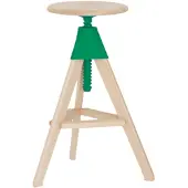Magis Tom – The Wild Bunch Tabouret Natural 7011 | Green 1783 C