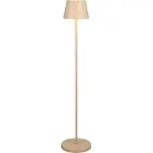 Konstsmide 7841-330 Pomezia M Lampadaire | couleur sable | Intérieur/Extérieur | Sans fil | 2700 K/3000 K | Autonomie de 7 à 15 h | 25 x 25 x (53/88,5/125) cm