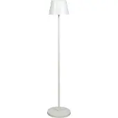 Konstsmide Lampadaire 7841-250 Pomezia Medium | blanc | Extérieur | Intérieur | Sans fil | 2700K/3000K | Autonomie de 7 à 15 h | 25 x 25 x (53/88,5/124) cm |
