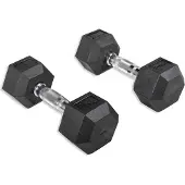 Olive Haltère Rubber Hex 7kg 2 Unités