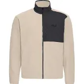 Jack Wolfskin Veste en polaire fonctionnelle beige / noir
