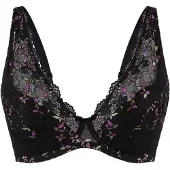 Lingadore Soutien-gorge vert / violet / noir