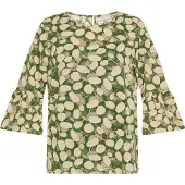 Usha Chemisier jaune clair / olive / vert gazon