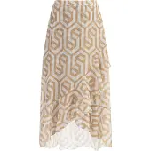 Faina Jupe chamois / blanc naturel