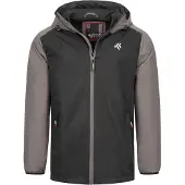 Alessandro Salvarini Veste fonctionnelle gris foncé / noir