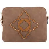 Usha Sac à bandoulière camel / marron