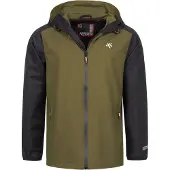 Alessandro Salvarini Veste fonctionnelle olive / noir / blanc