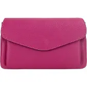 Usha Pochette magenta / rouge vif / noir / blanc