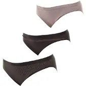Dim Pockets Ad04c17.dp6 Panties 3 Units Noir 36-38 Femme