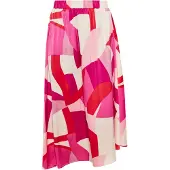 Faina Jupe écru / rose / magenta / rouge sang